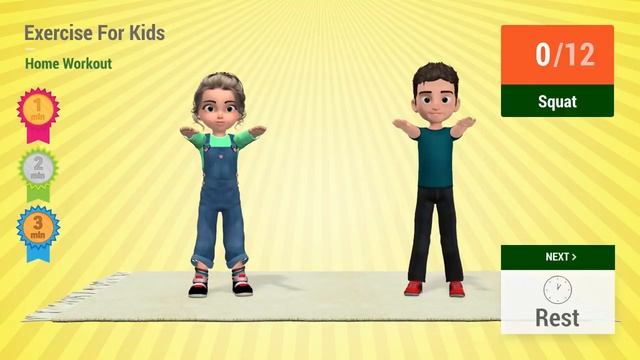 9 Min Exercise For Kids - Home Workout смотреть онлайн
