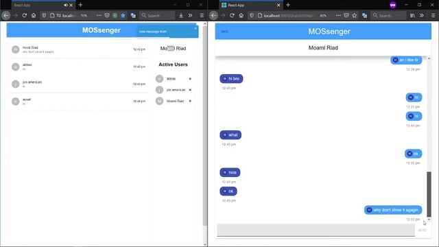 Chat App with Nodejs, Reactjs, Socket.io and mongodb [ message sound, live status, block user, etc. смотреть онлайн