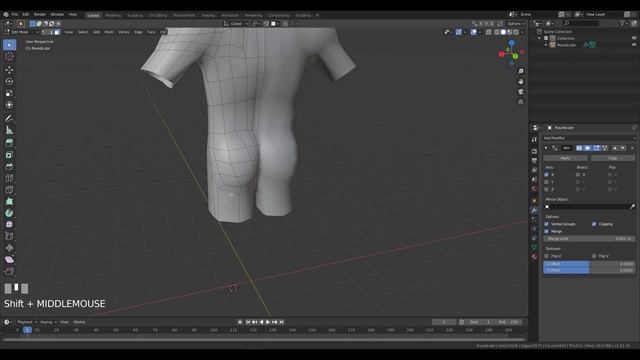 Modeling a character BaseMesh in Blender (Tutorial) смотреть онлайн