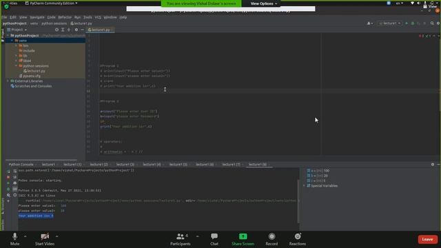 Python - Beginner Level (Day 1 - variables, input function, operators) смотреть онлайн