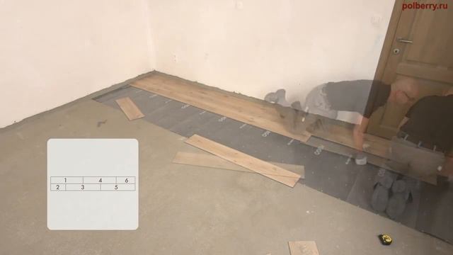 Укладка замковой виниловой плитки ПВХ Pergo на подложку смотреть онлайн