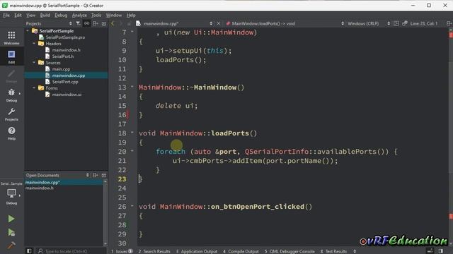 Qt Programming - Serial Port смотреть онлайн
