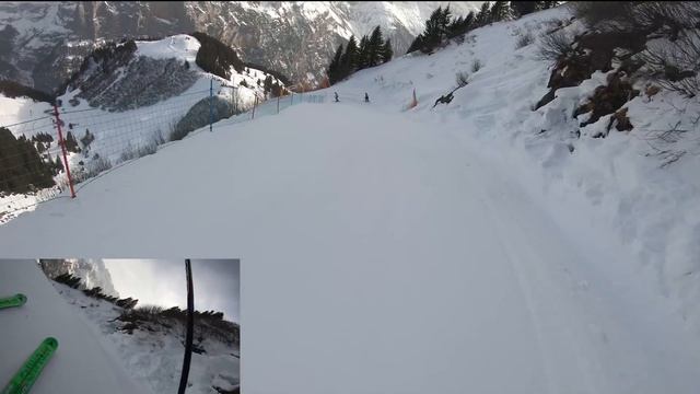 Crazy Amateur Downhill Ski Race - The Inferno 2020 in 4k смотреть онлайн