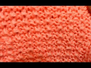 Узор ЖЕМЧУЖНЫЙ спицами