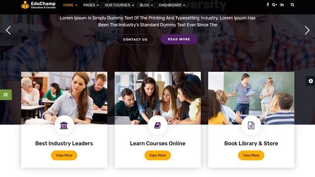 EduChamp - Education HTML Template + Admin Dashboard смотреть онлайн