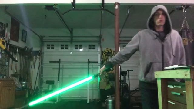 MHS Compatible 'Powerful Green' Lightsaber String Blade #2 for Crystal Focus LS смотреть онлайн