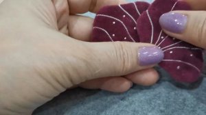 DIY BROOCH. Бархатная брошь из бисера. Роза Таубаева