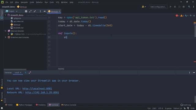 Getting Started with Steamlit for Python - Build a Functioning Web App in Minutes смотреть онлайн