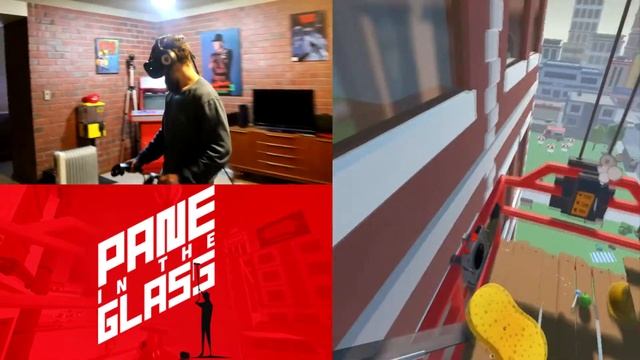 CLEANING WINDOWS IN VR! - PANE IN THE GLASS (HTC VIVE) смотреть онлайн