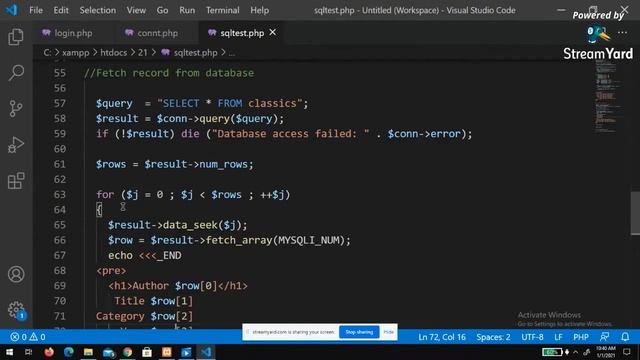 LECTURE 35 | QUERYING A MYSQL DATABASE WITH PHP P-2 | WORDPRESS THEMES | URDU | HINDI | WEB TUTOR смотреть онлайн