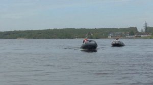 Пайолка VS НДНД, кто кого? Скорость Polar Bird 340 М + меркури 15.  Москва, Велход.