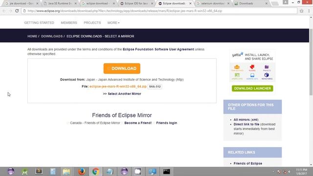 Selenium Tutorial #9 - Selenium WebDriver - Downloading and Installing required Softwares смотреть онлайн