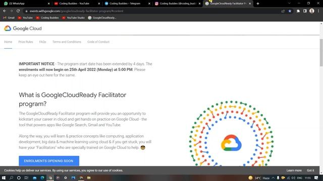 Google Cloud Ready Facilitator Program | Important Announcements & Updates | #GoogleCloud #FreeSwag смотреть онлайн
