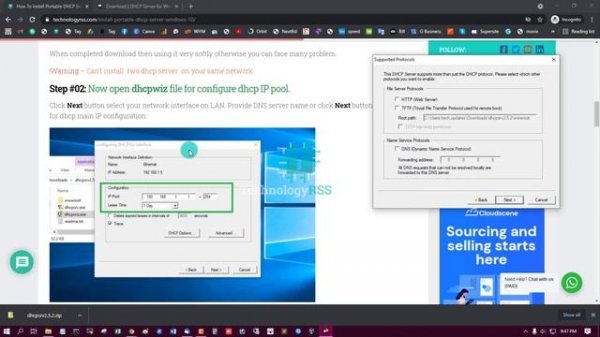 How To Install Portable DHCP Server Into Windows 10