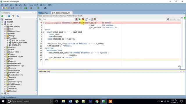 How to debug Oracle Procedure | Package using Oracle SQL Developer смотреть онлайн