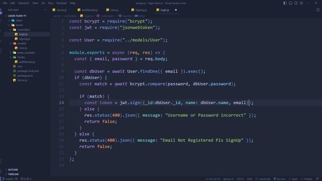 Full Stack Login System with JWT Authentication using Node, Next, Tailwind & MongoDB смотреть онлайн
