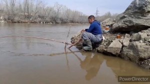 Весенняя рыбка на кривду.