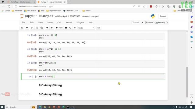 Array Slicing | Python Numpy Malayalam Tutorial | Part-12 смотреть онлайн