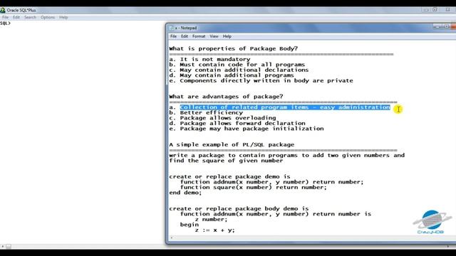 PL SQL Packages - (Visit description for more info) смотреть онлайн