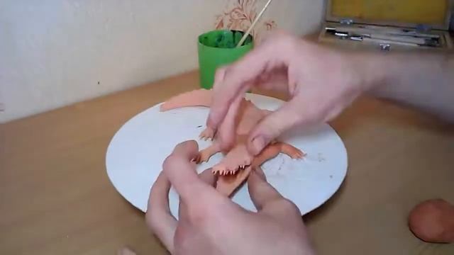 Лепка крокодила. Крокодил. Modeling A Crocodile. Crocodile