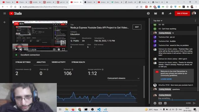 Node.js Express Youtube Data API Project to Get Video Info in Browser + Ezoic Blog Q/A смотреть онлайн