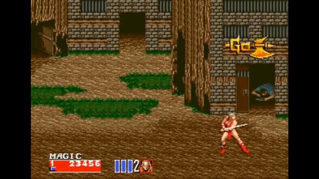 Поехавшая пасхалка в игре "Golden Axe" смотреть онлайн