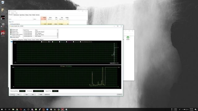 Stress test Cpu i7-7700k and Gpu Msi 1080ti GamingX смотреть онлайн