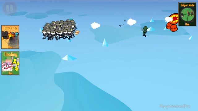 STICKMAN GUN BATTLE SIMULATOR - Walkthrough Gameplay Part 2 - ARMY STICK GUN (iOS Android) смотреть онлайн