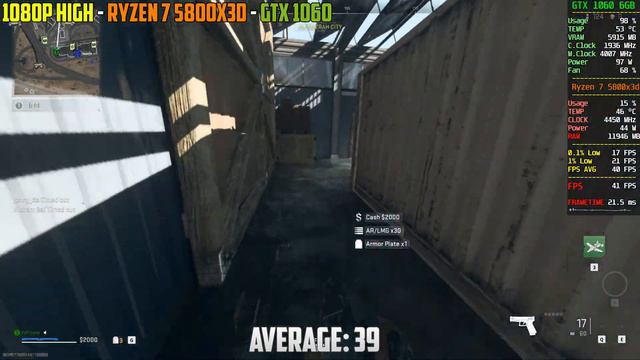 Call of Duty: Warzone 2.0 : GTX 1060 + Ryzen 7 5800X3D | 1440p - 1080p | High & Low Settings смотреть онлайн