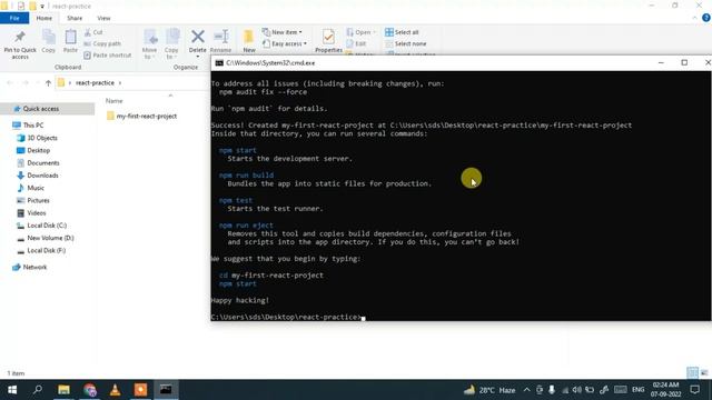 How to Install React on Windows 10/11 [2022 Update] Create your First React Project | Complete Guid смотреть онлайн