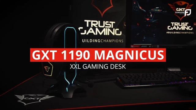 Revolutionize Your Gaming Setup with Trust GXT 1175 Imperius Desk! смотреть онлайн