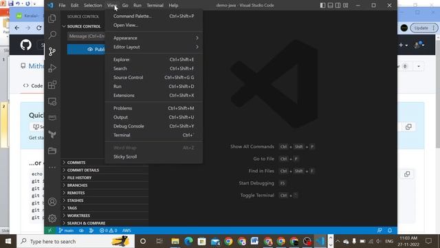 Github push| From VS code смотреть онлайн