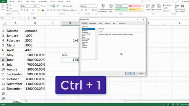 Number Formats in Excel || Understanding of Number Formats || Urdu / Hindi смотреть онлайн