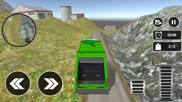Offroad Garbage Truck । Dump Truck Driving Games । Android Gameplay смотреть онлайн