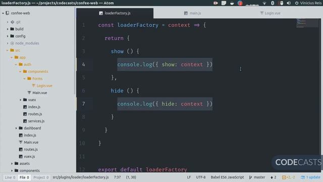 CODECASTS-vue-confee-27-loader-plugin-pt7.mp4 смотреть онлайн
