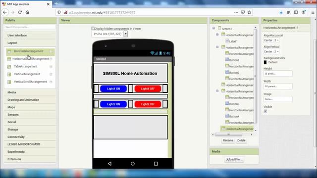 GSM Based Home Automation | Sim800L MIT App Inventor Relay Control смотреть онлайн