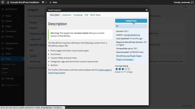How to Import Content from an Existing WordPress Site смотреть онлайн