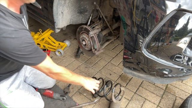 Citroen DS3 Front Suspension Spring Replacement, Broken Spring Repair. "The Full Job" DIY смотреть онлайн