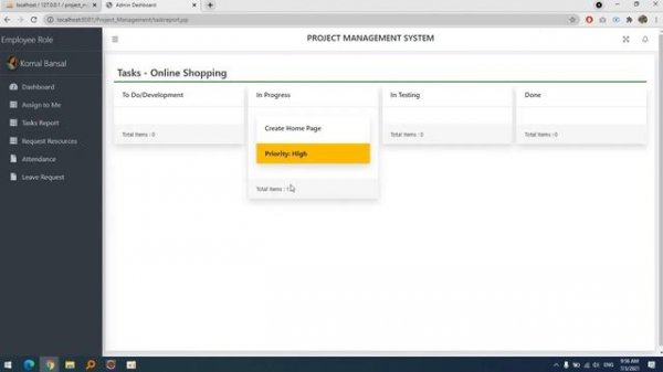 Task Management System in Java
