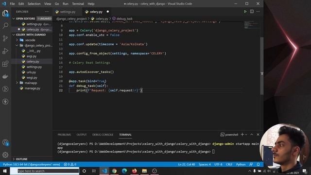 Django Celery, Celery Beat, Redis | Base Setup | Everything about using celery with Django смотреть онлайн
