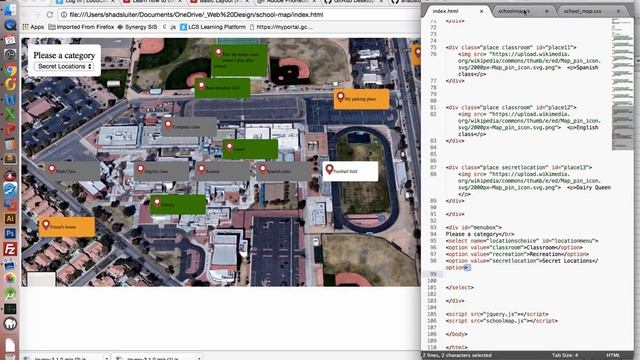 HTML CSS jQuery Tutorial Map App Part 5 смотреть онлайн