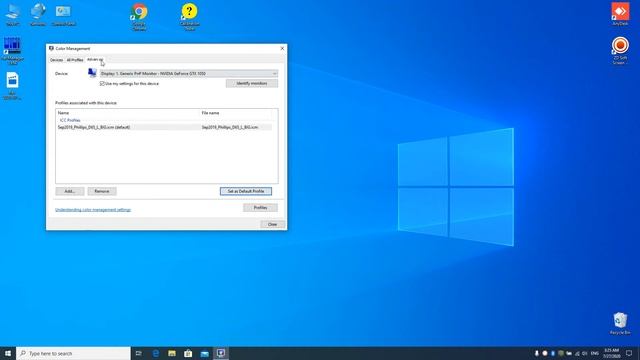 HOW TO QUICKLY ADD / APPLY ICC (ICM) MONITOR PROFILE in WINDOWS 10 using COLORCPL command смотреть онлайн
