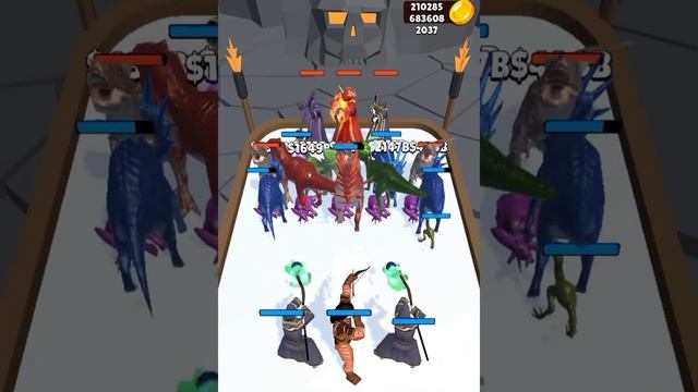 Merge Master - Dinosaur fusion Mod apk download Max Level android ois gameplay (7) hack 99999... смотреть онлайн
