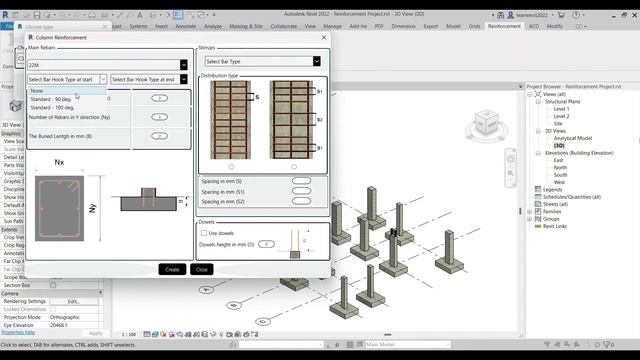 Revit API: Automatic Column Reinforcement Creation Plugin смотреть онлайн