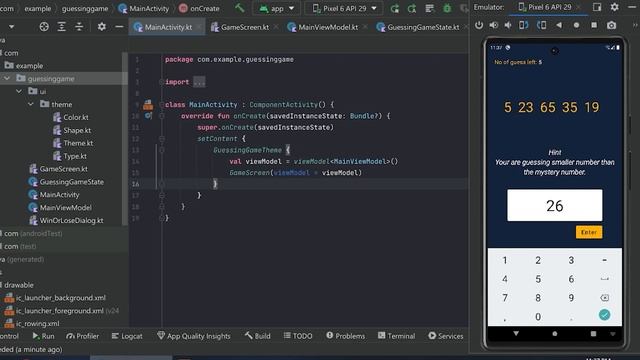 Number Guessing Game in Jetpack Compose | Hindi/Urdu | Android Studio | Kotlin смотреть онлайн