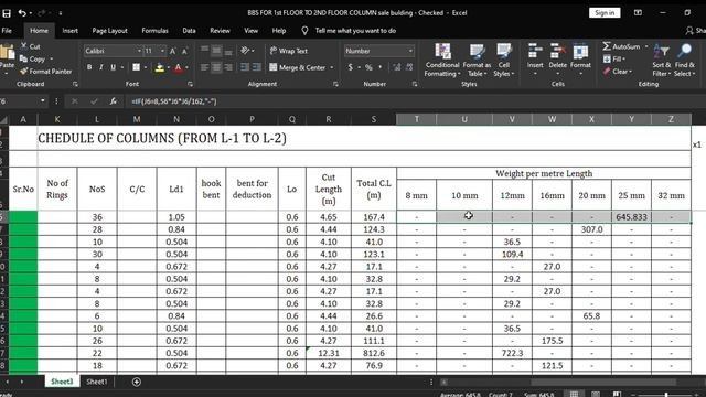 Advance Column BBS in Excel for Large Projects | For freshers | *Download Link* смотреть онлайн