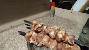 Родился внук !!) жарю шашлык в помпейской печи