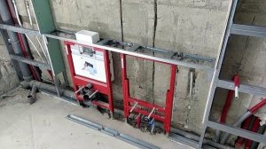 Обшивка инсталляции с коробами до потолка : от разметки до плитки. Монтаж гипсокартона.