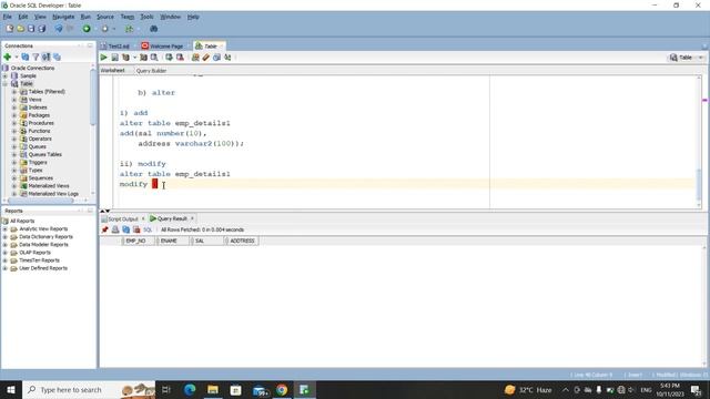 DDL I DDL, DML, DRL, DCL, TCL Commands in SQL | DDL | Oracle SQL Developer смотреть онлайн