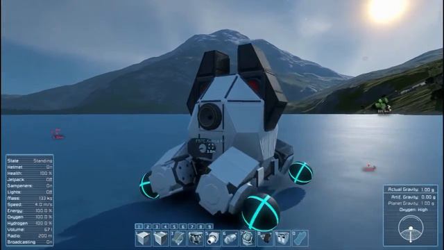 Space Engineers Kubica Ki-1 Mechanical Pet смотреть онлайн